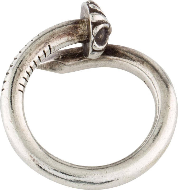 Chrome Hearts Nail Ring Silver