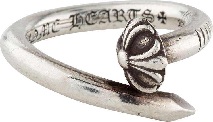 Chrome Hearts Nail Ring Silver