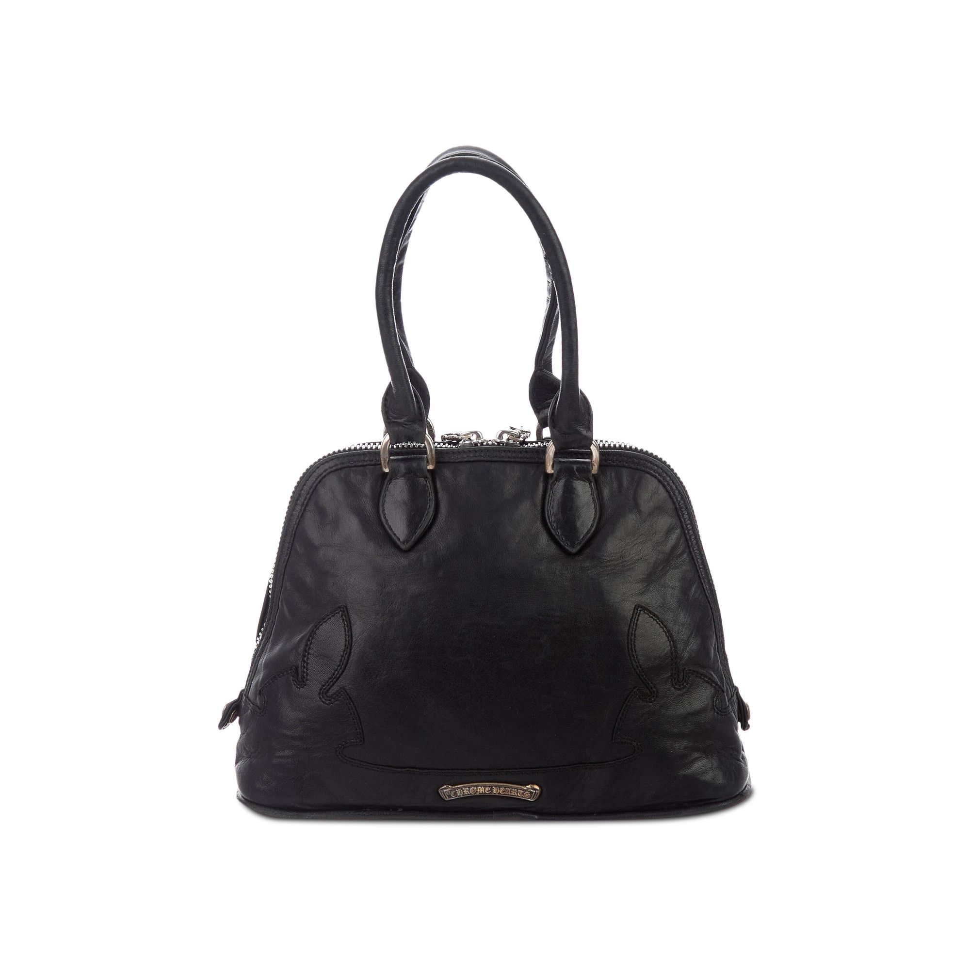 Buy Chrome Hearts Leather Handle Bag 'Black' - 1383