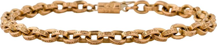 Chrome Hearts Link Bracelet Gold