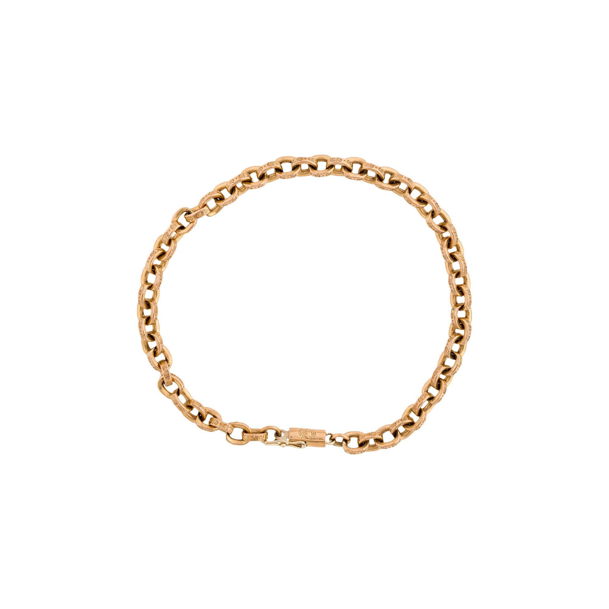Chrome hearts bracelet gold sale