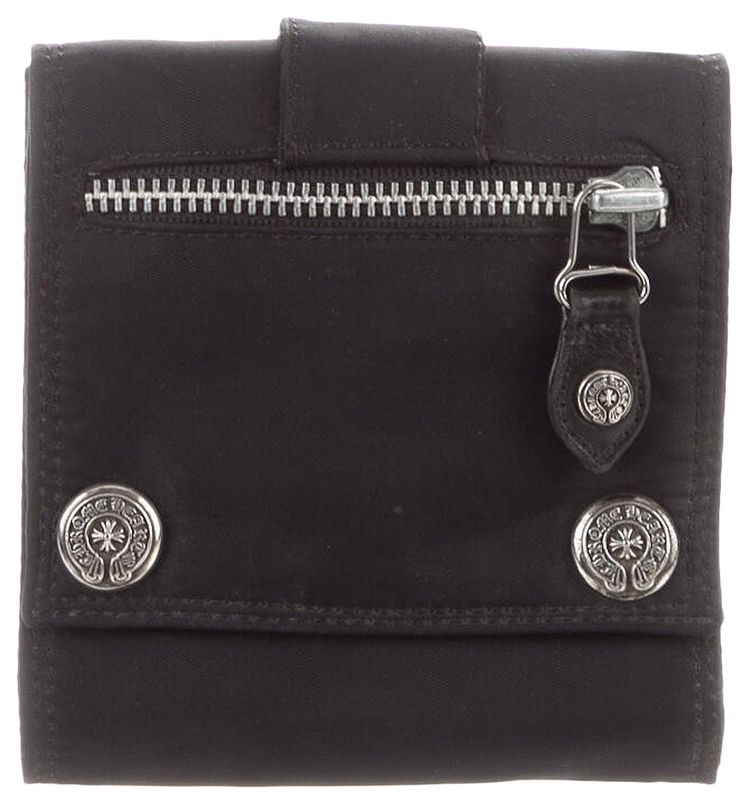 Chrome Hearts Nylon Wallet Silver