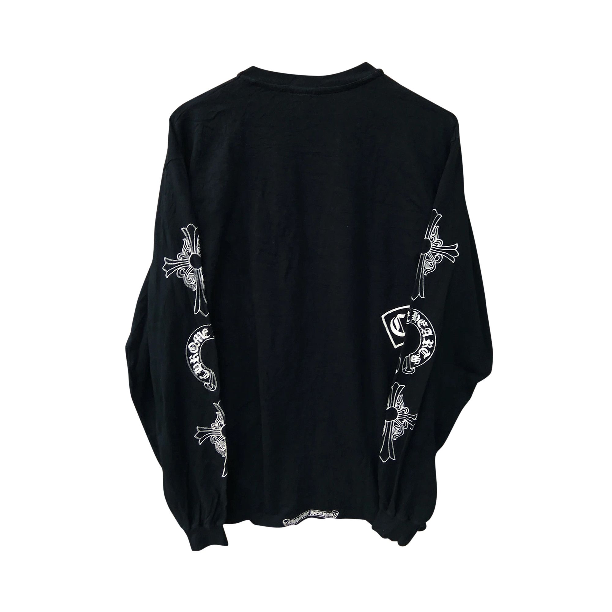 Buy Chrome Hearts Cross Sleeve Long-Sleeve Pocket T-Shirt 'Black