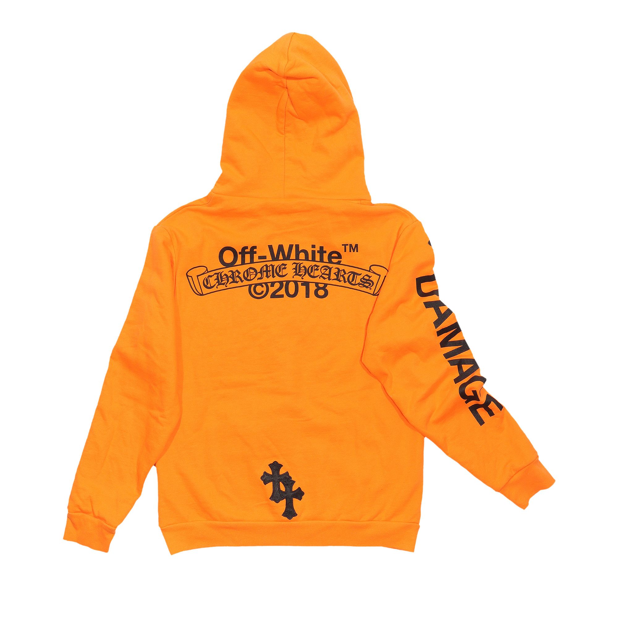 Buy Chrome Hearts x Off White Hoodie Orange 1383 100000106XOWH ORAN GOAT