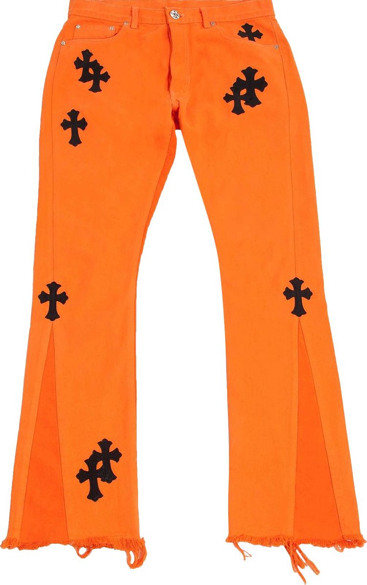 Chrome Hearts x Off White Cross Denim Orange