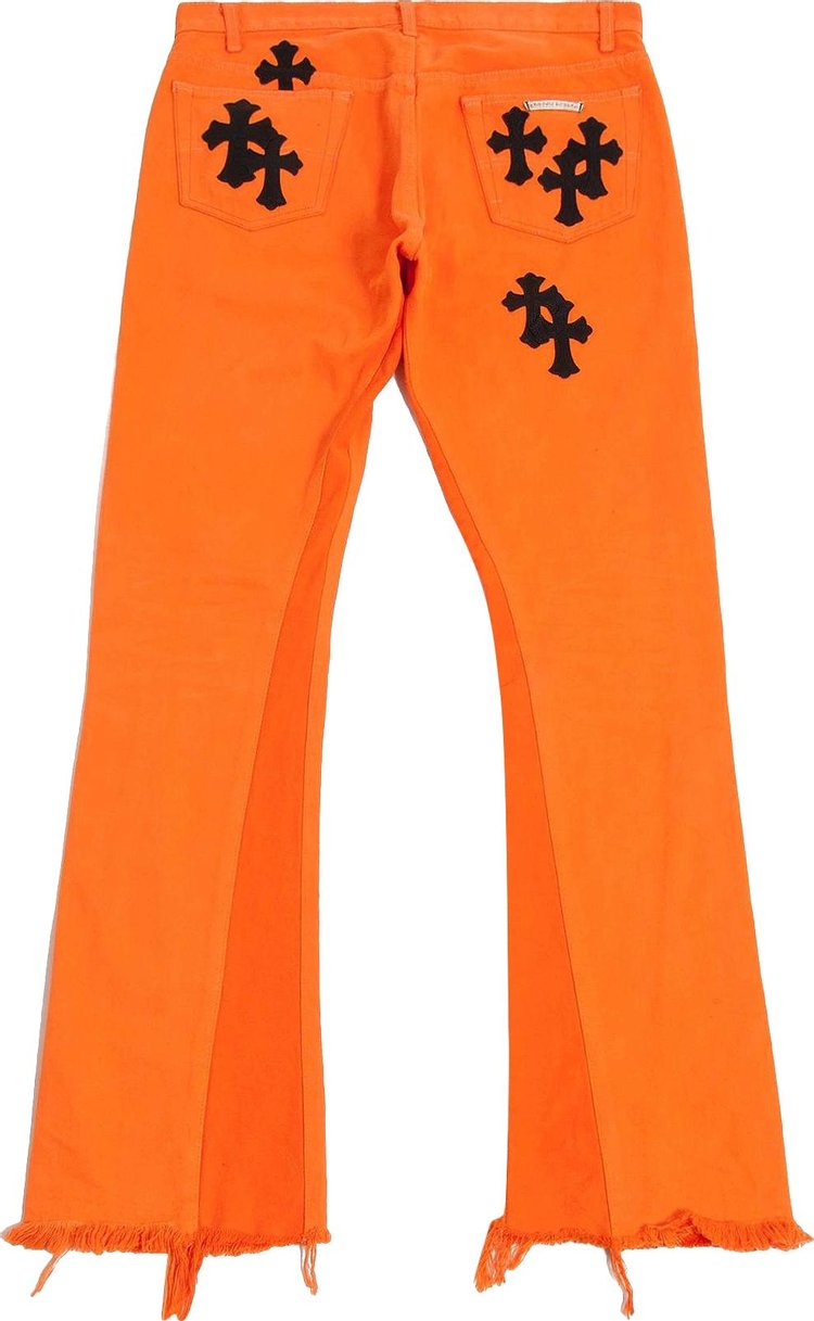 Chrome Hearts x Off White Cross Denim Orange