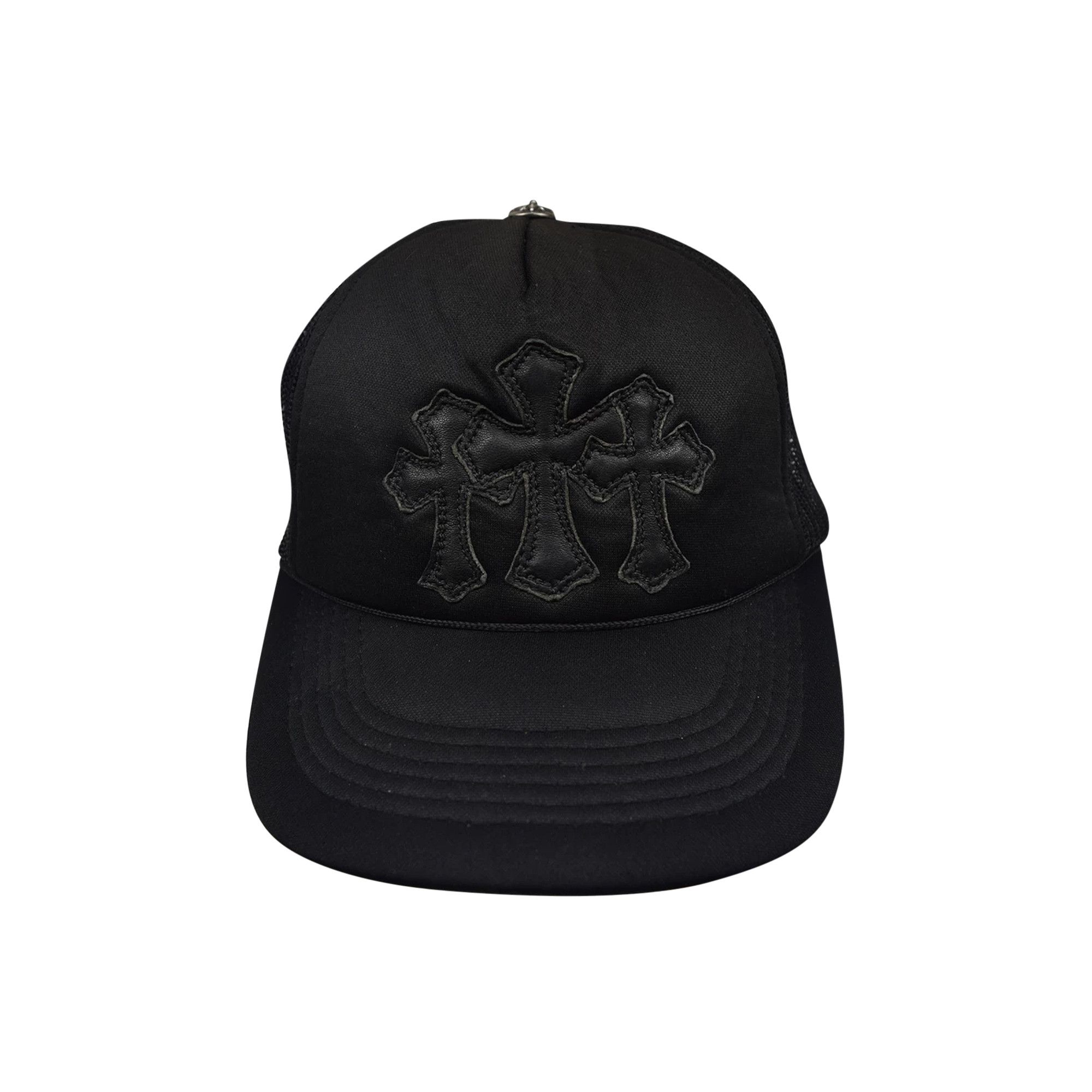 Buy Chrome Hearts Triple Cross Cemetery Trucker Hat 'Black' - 1383  100000701TCCT BLAC | GOAT