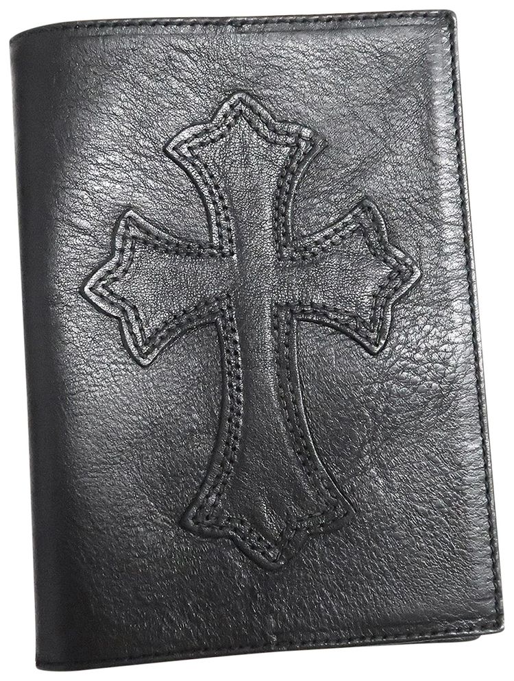 Chrome Hearts Cross Passport Holder Black