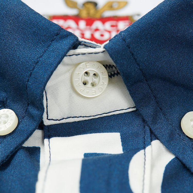 Palace x Stella Artois Oxford Shirt NavyWhite