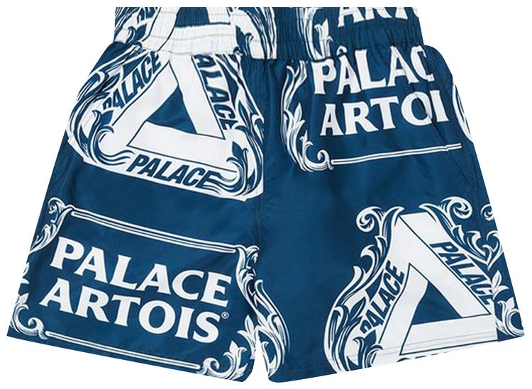 Palace x Stella Artois Swim Short NavyWhite
