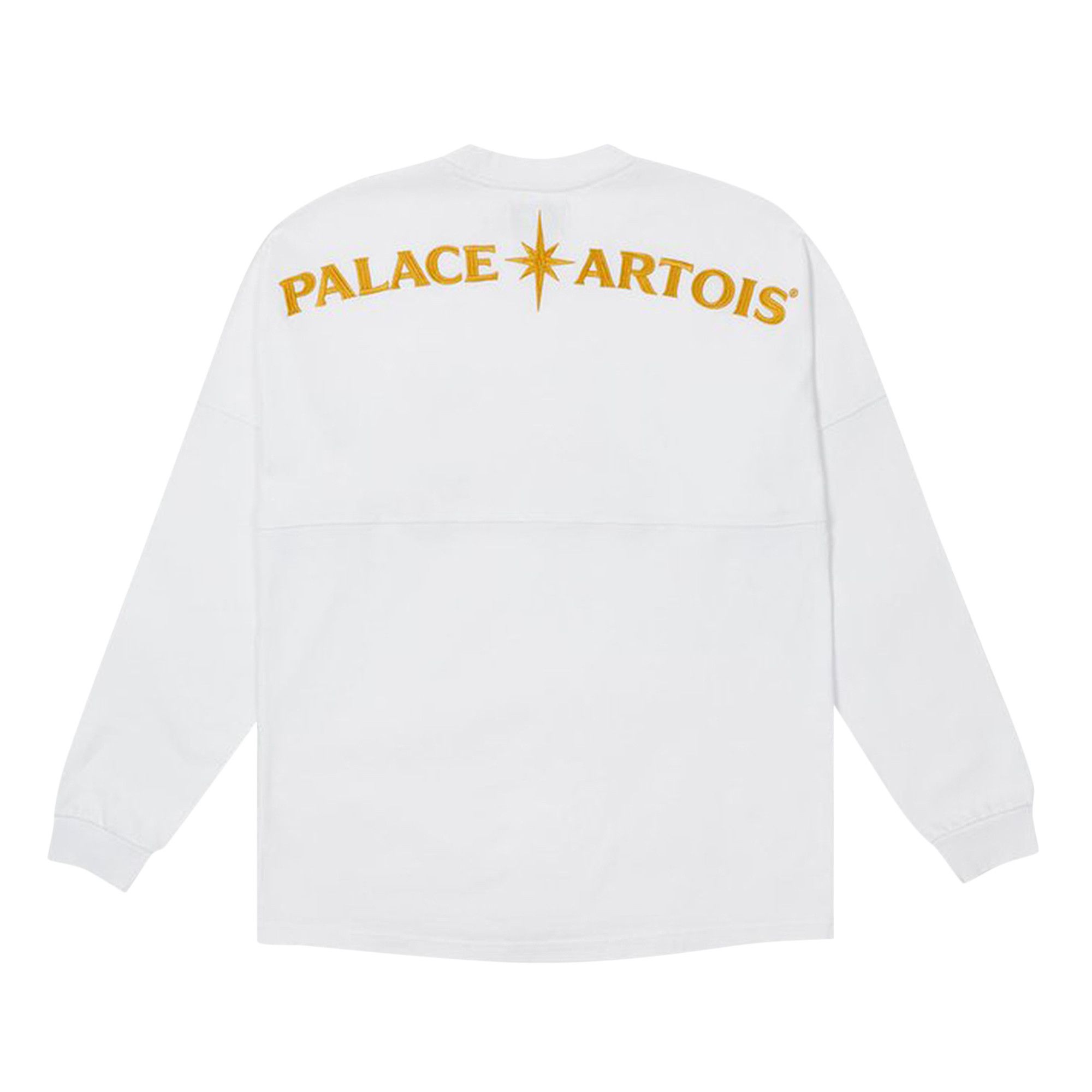 【日本未発売】 x Palace Buy Stella 'White Long-Sleeve Shoulder Drop Artois トップス