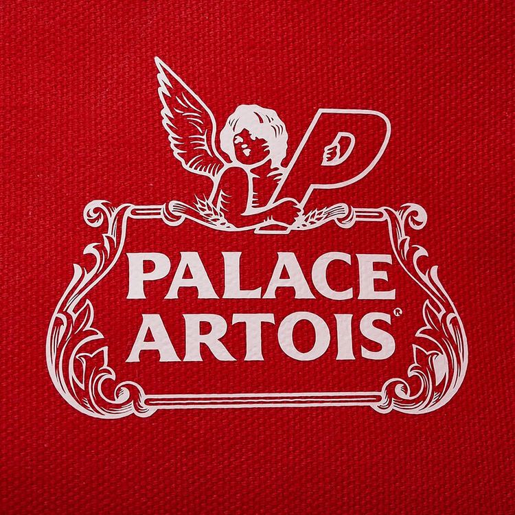 Palace x Stella Artois Tote Bag Cream