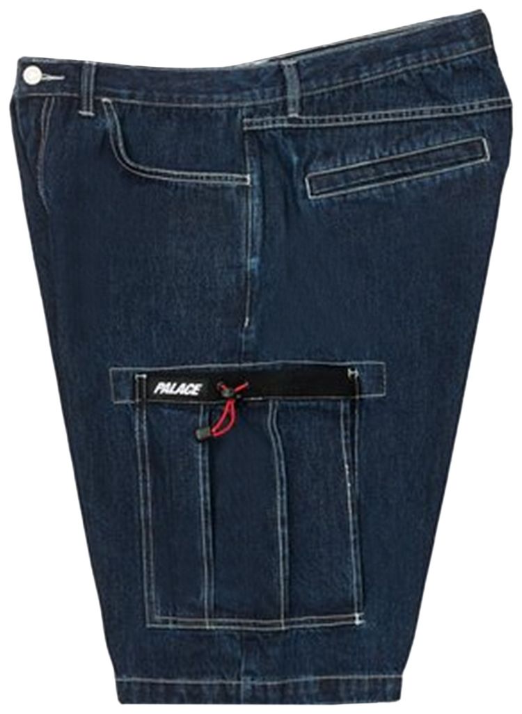Palace Drawcord Pocket Denim Shorts Indigo