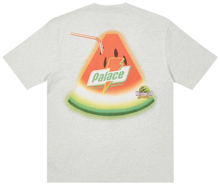 Palace Sugar T Shirt Grey Marl