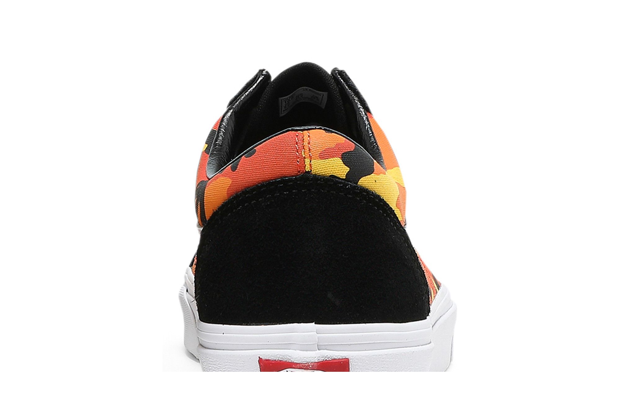 Pop camo old skool vans orange clearance