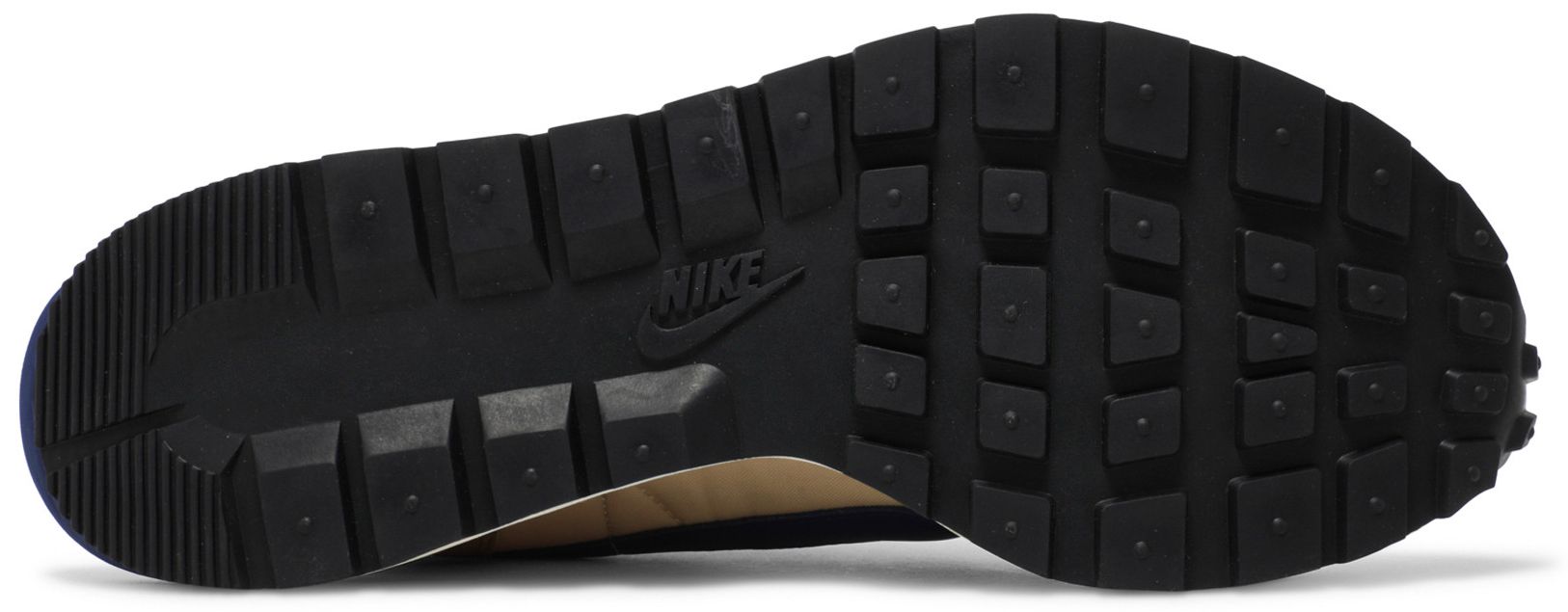 sacai vaporwaffle tan navy