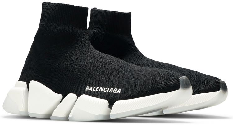 Balenciaga Wmns Speed 20 Sneaker Black White