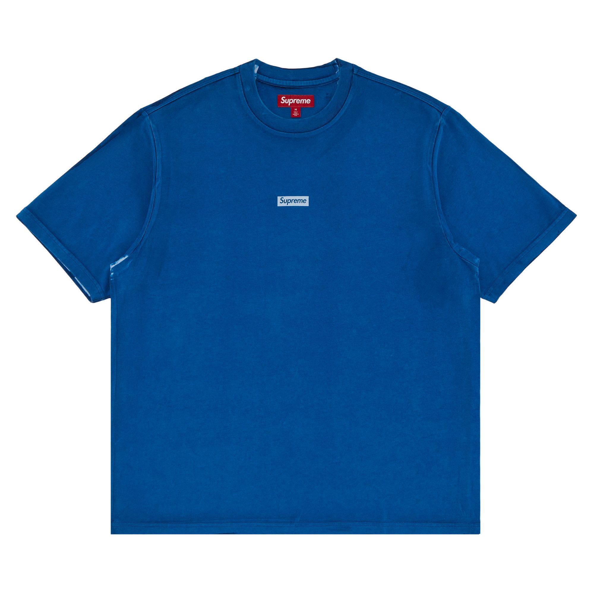 Buy Supreme Overprint Small Box Short-Sleeve Top 'Blue' - SS24KN54