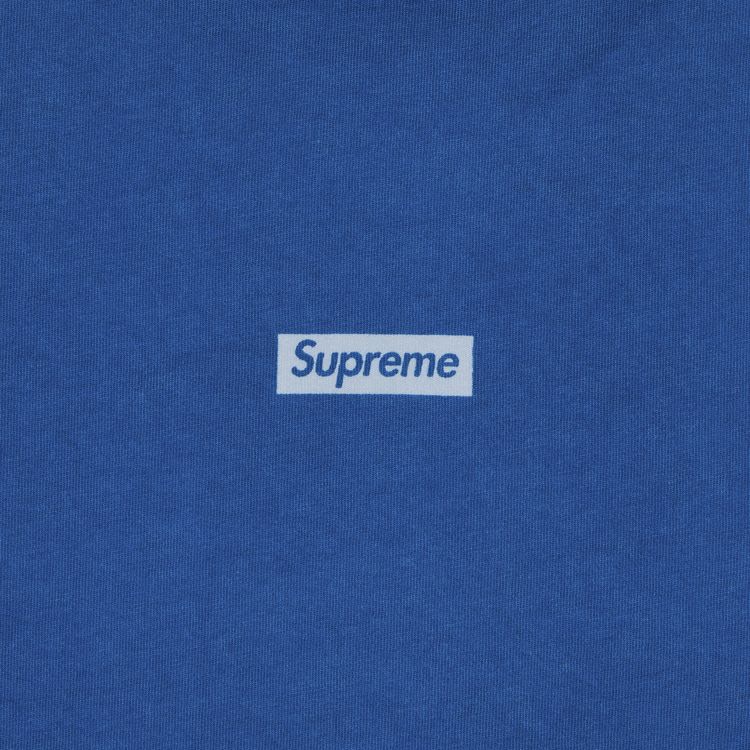 Supreme Overprint Small Box Short Sleeve Top Blue