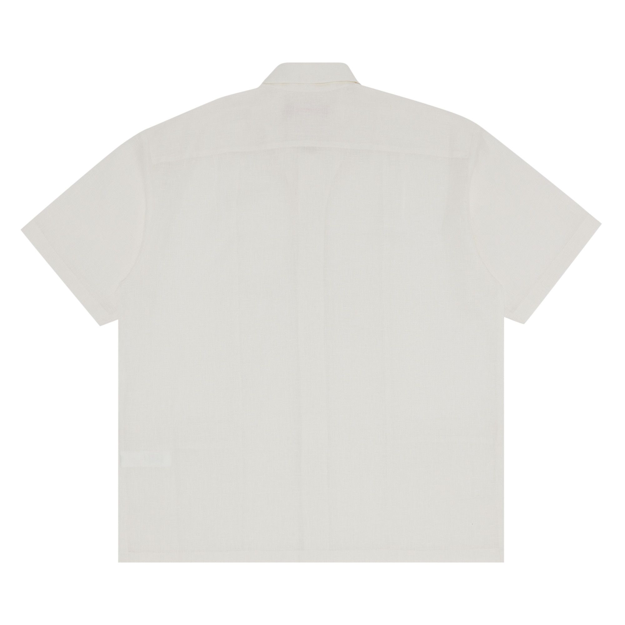 Buy Supreme Mesh Panel Linen Short-Sleeve Shirt 'White
