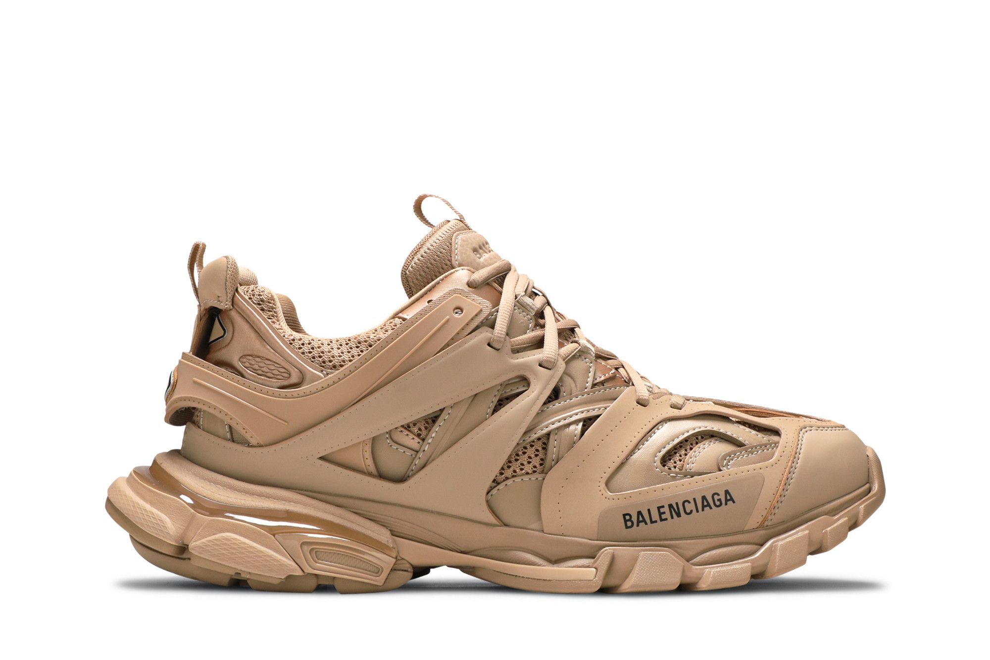 BALENCIAGA Tracksneaker　BROWNMIX Balenciaga Track Sneaker Tan Lace Up Clunky Oversized Size 41 | eBay