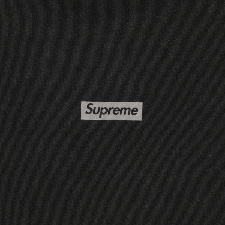 Supreme Overprint Small Box Short Sleeve Top Black