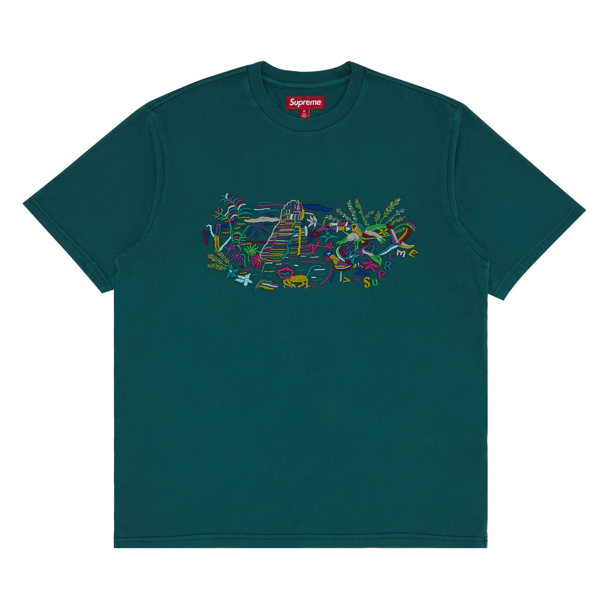 かわいい！ Buy Supreme Machu Picchu Short-Sleeve Top 'Teal' - SS24KN74 マウンテンパーカー