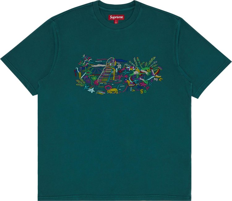 Supreme Machu Picchu Short Sleeve Top Teal