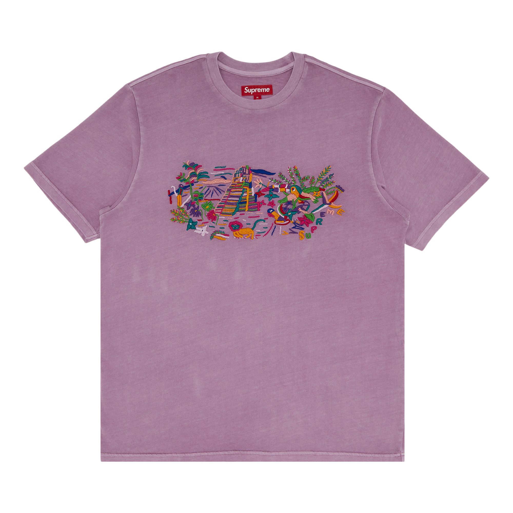 【Supreme】Machu Picchu Short Sleeve Top★Lavender★24SS★ Buy Supreme Machu Picchu Short-Sleeve Top 'Lavender