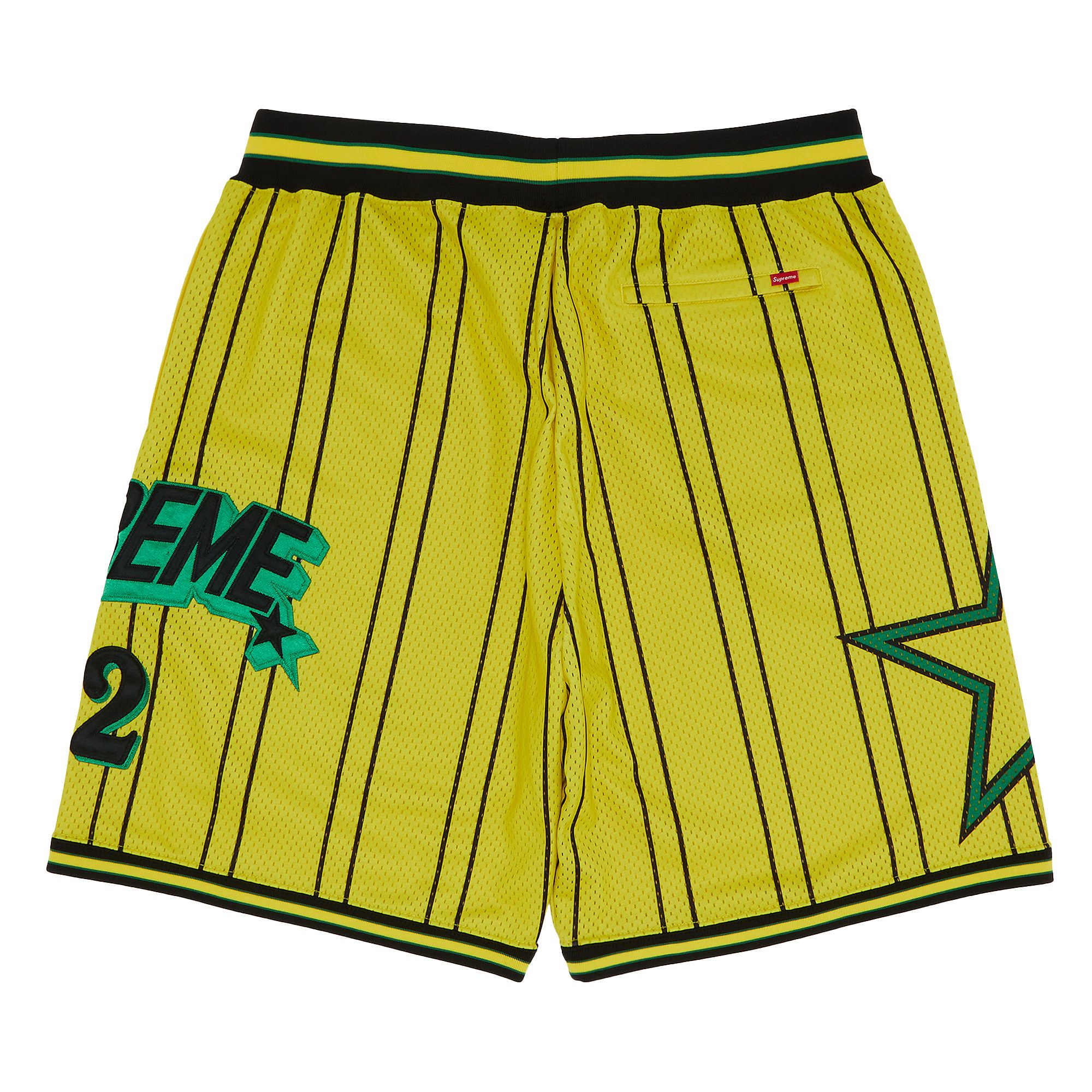 Buy Supreme Star Basketball Short 'Yellow' - SS24SH24 YELLOW