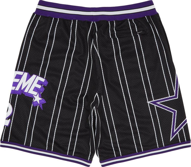 Supreme Star Basketball Short Black