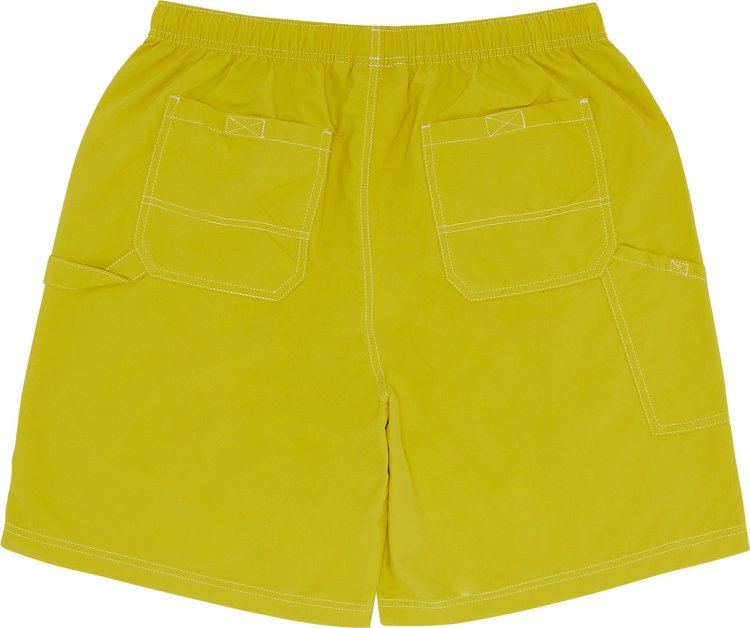 Supreme Nylon Painter Short Gold