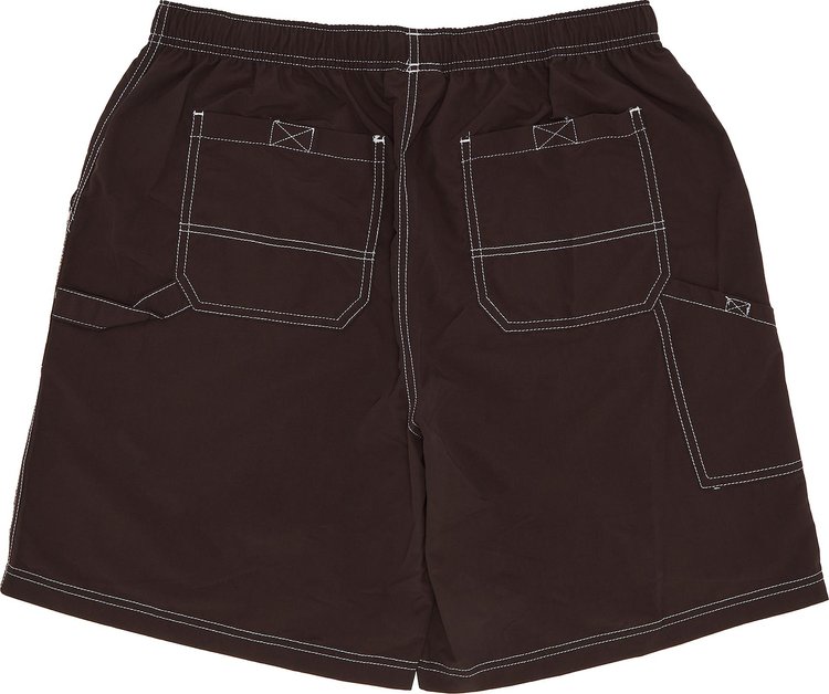 Supreme Nylon Painter Short Dark Brown