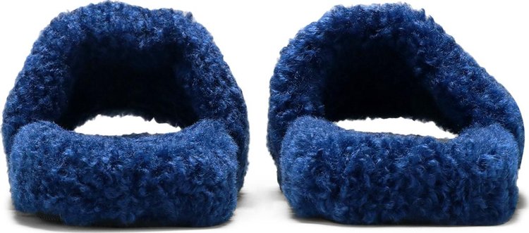 Balenciaga Furry Slides Blue