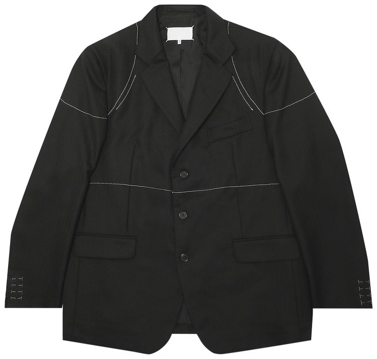 Buy Maison Margiela Oversized Jacket With Stitching Detail  