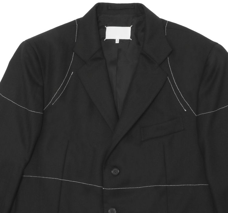 Buy Maison Margiela Oversized Jacket With Stitching Detail  