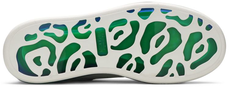 Alexander McQueen Oversized Sneaker Transparent Sole   White Blue