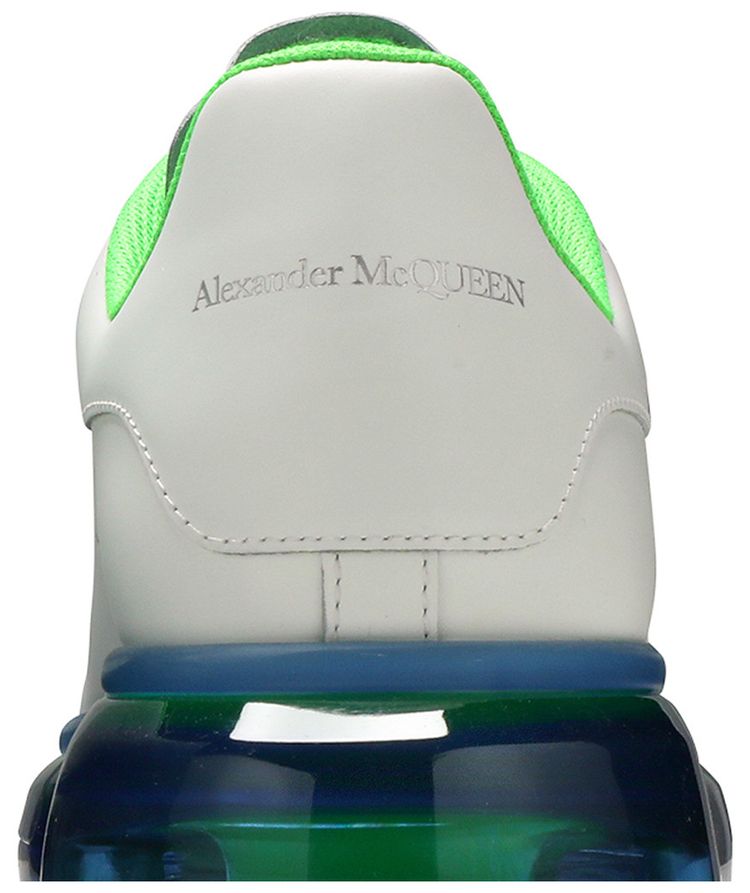 Alexander McQueen Oversized Sneaker Transparent Sole   White Blue