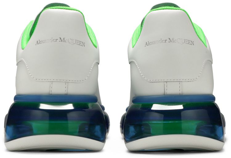 Alexander McQueen Oversized Sneaker Transparent Sole   White Blue