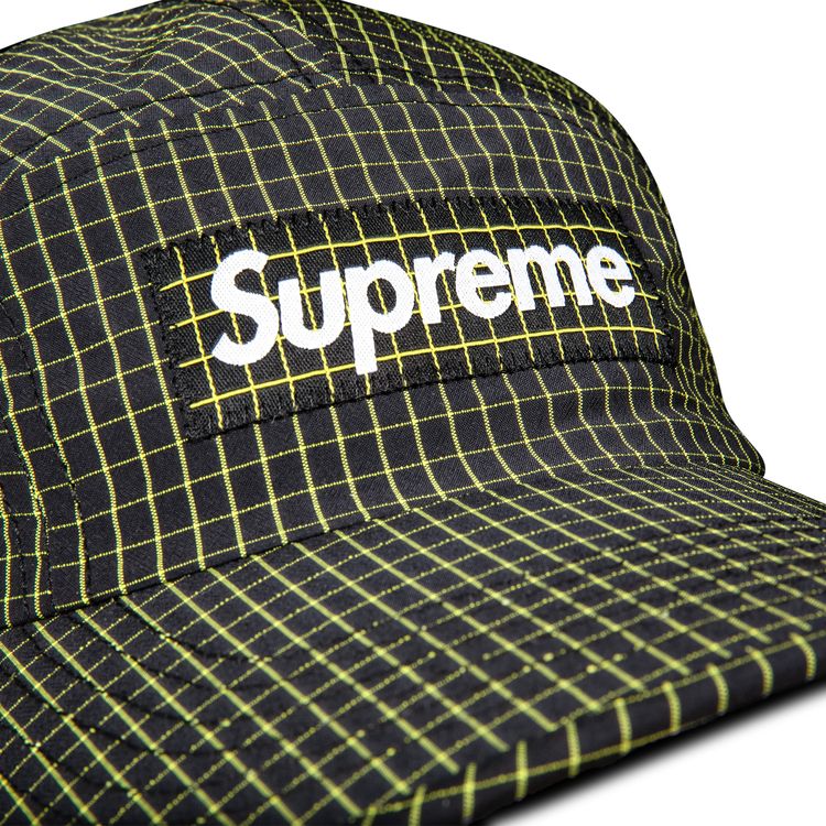 Supreme 2 Tone Ripstop Camp Cap Black