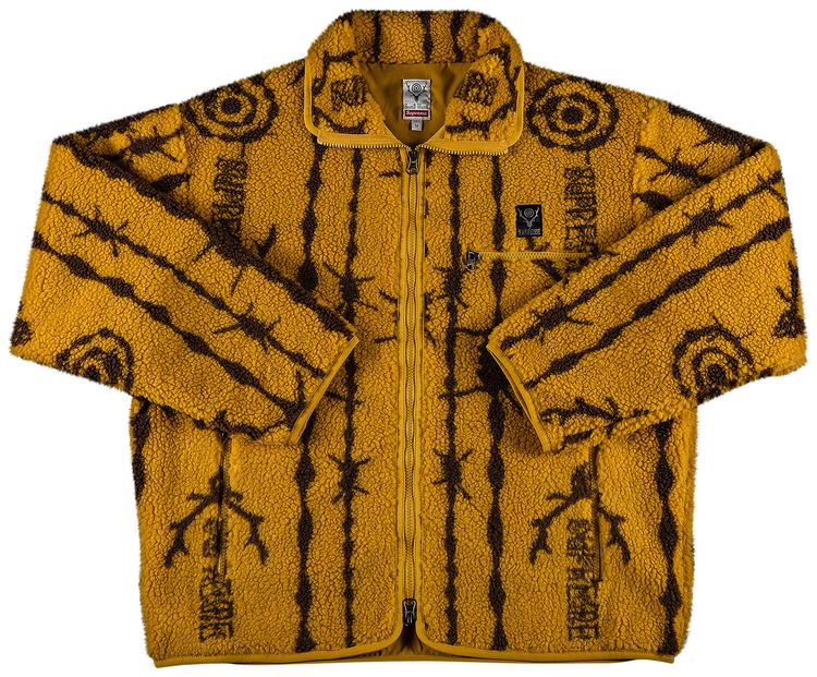 Supreme x SOUTH2 WEST8 Fleece Jacket Mustard