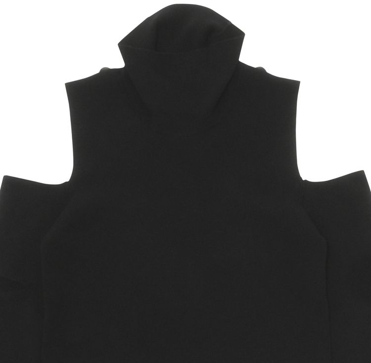 MM6 Maison Margiela Off Shoulder Pullover Black