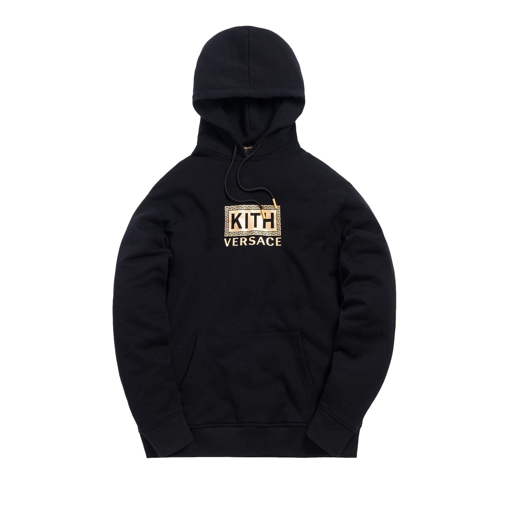 Buy Kith x Versace Greek Key Hoodie 'Black' - VSA83239