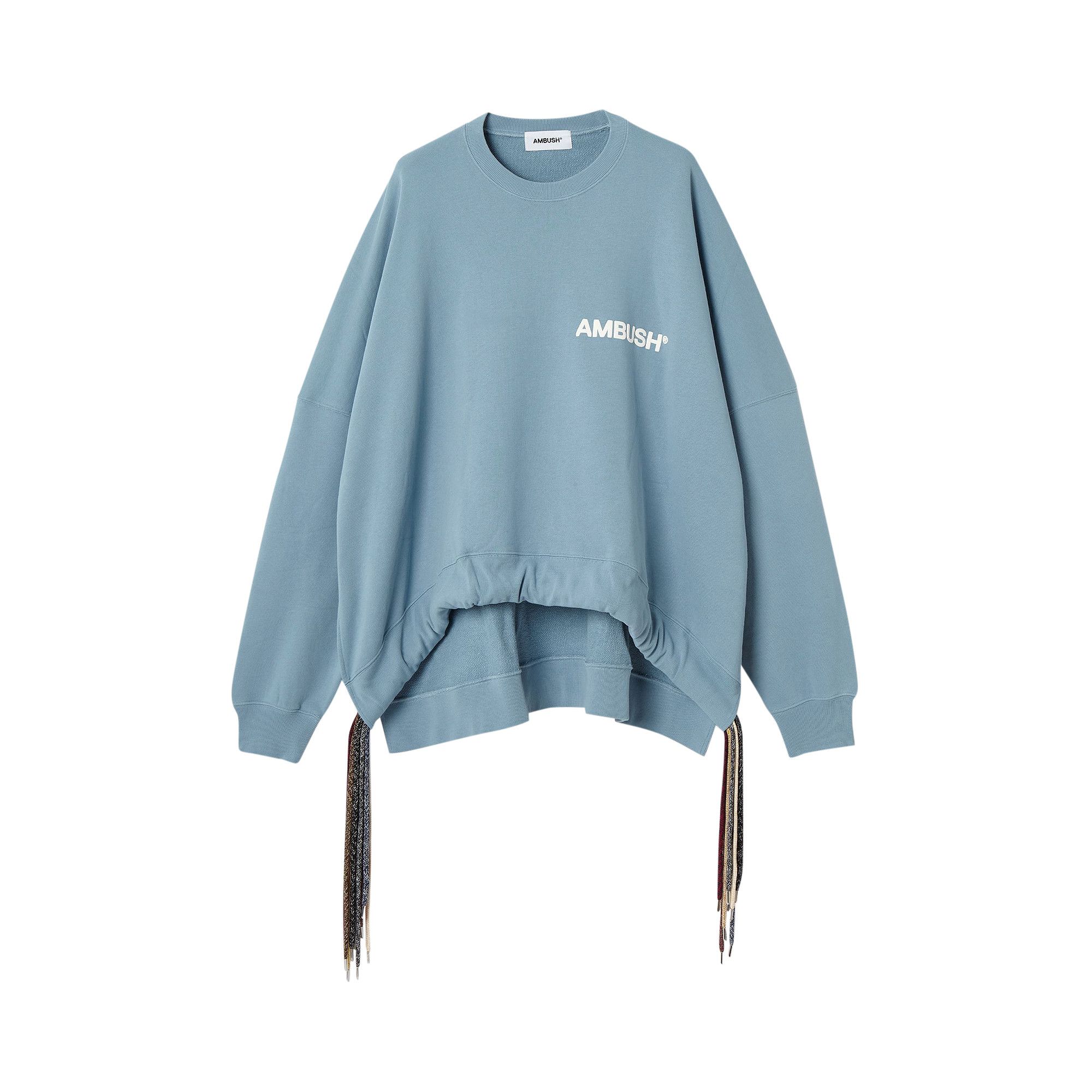 人気ブランド Ambush Buy Multicord Blue 'Light Sweatshirt Crewneck トップス