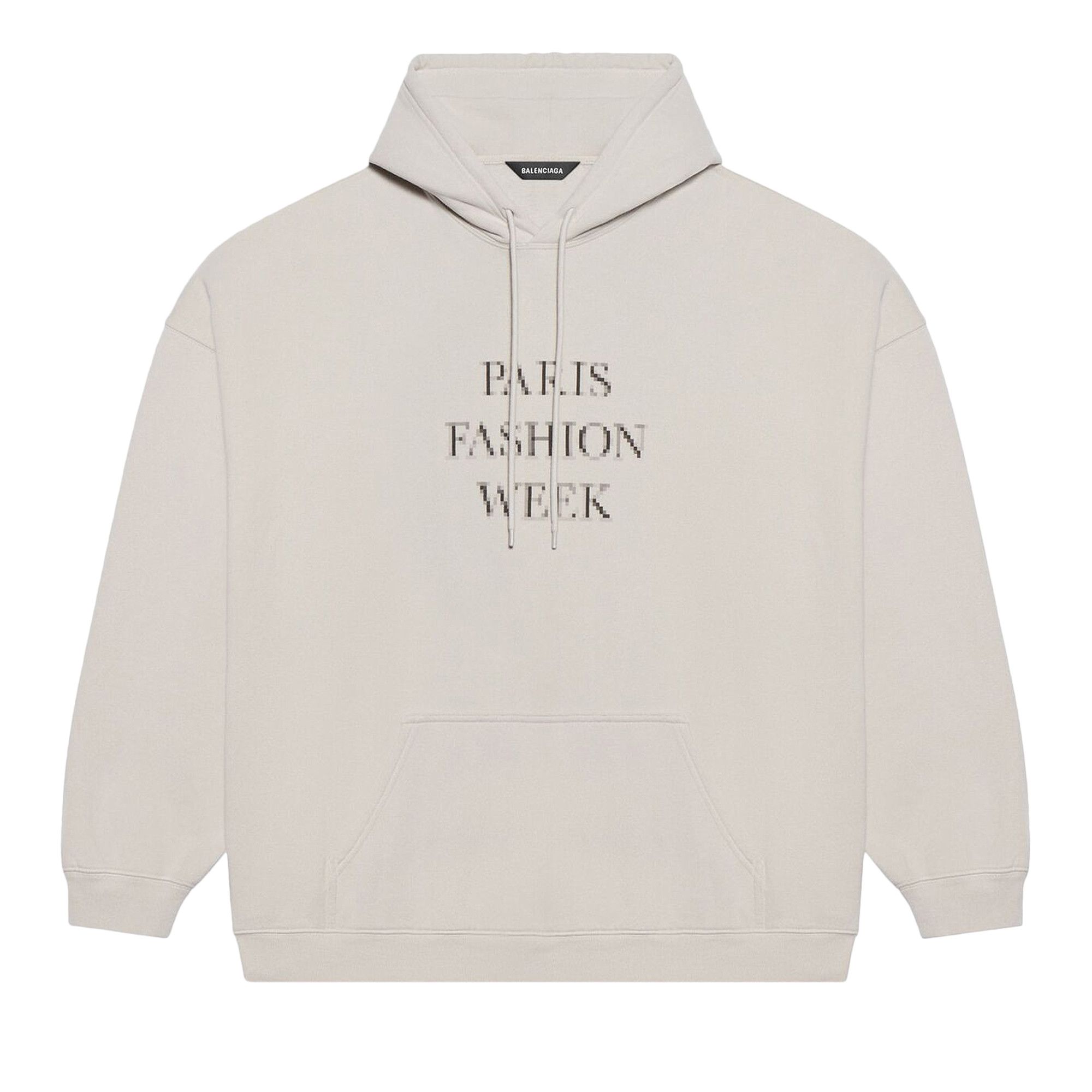 Buy Balenciaga Paris Fashion Week Hoodie 'Cement Grey/Black
