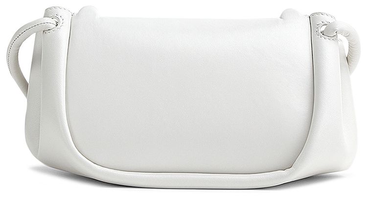 Bottega Veneta Small Crossbody Beak Bag ChalkSilver