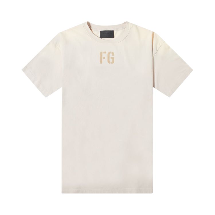 Fear of God FG Tee Vintage Concrete White