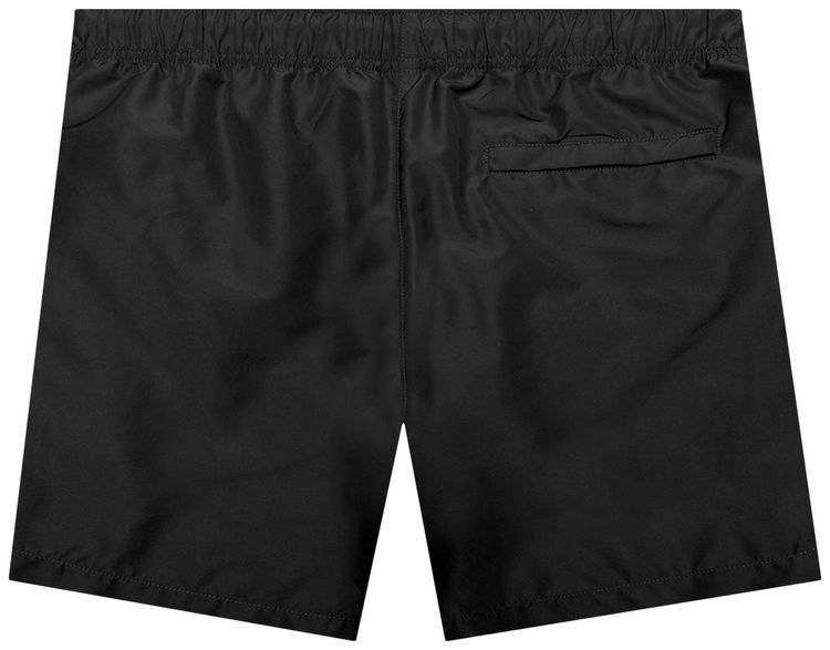 Off White Logo Swimshorts BlackWhite
