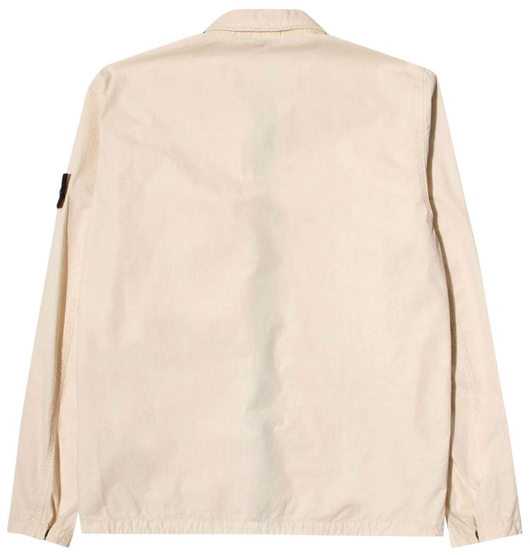 Stone Island Patch Overshirt Ivory