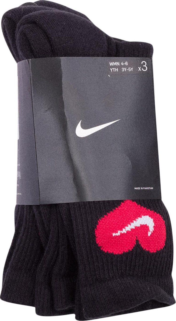 Nike Certified Lover Boy Socks (3-Pack) 'Black'